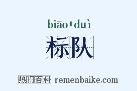 标队是什么意思的图片